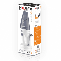 HAEGER BULLET PLUS * Aspirador portátil 7.2V (Cinza)