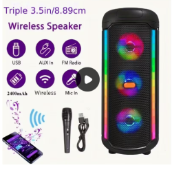 Coluna portatil 60W CBS-3033