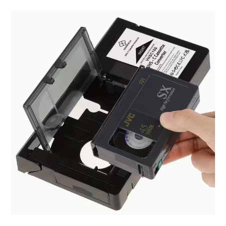 Cassete adaptadora VHSC