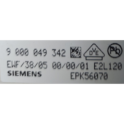 Módulo eletrónico EPK56070, Siemens
